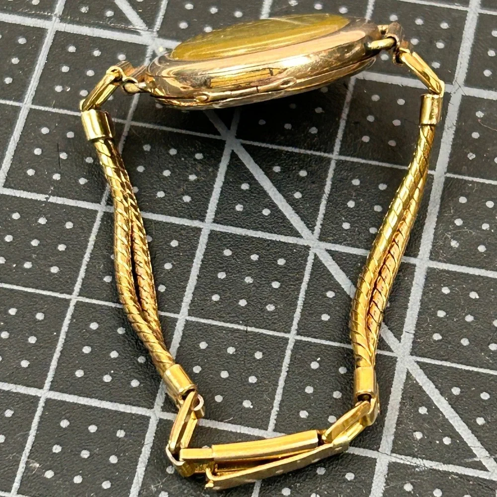 Vintage Elgin 15‎ Jewels Yellow Dial Women's Watch Wadsworth Case 20 Years P/R